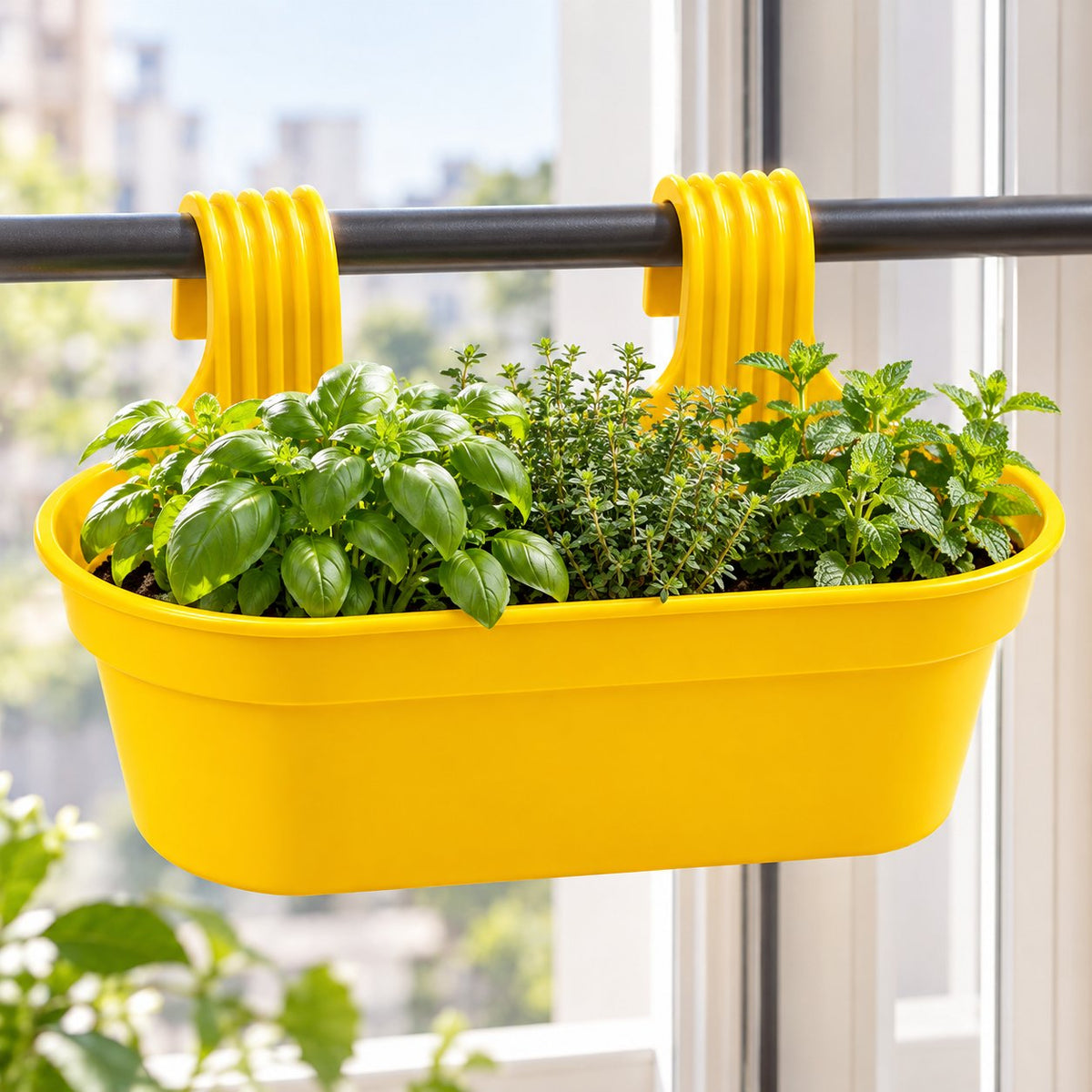 Double Hook Railing Planter