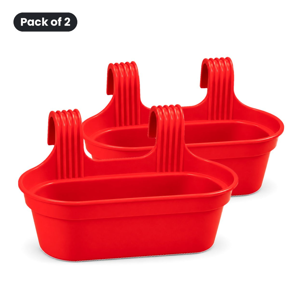 Double Hook Railing Planter