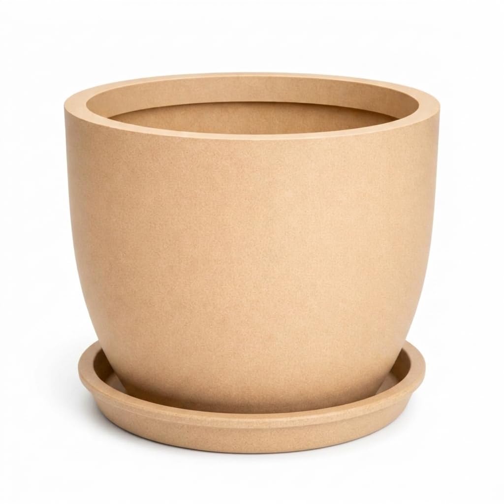Roto cool pot with tray - khaki