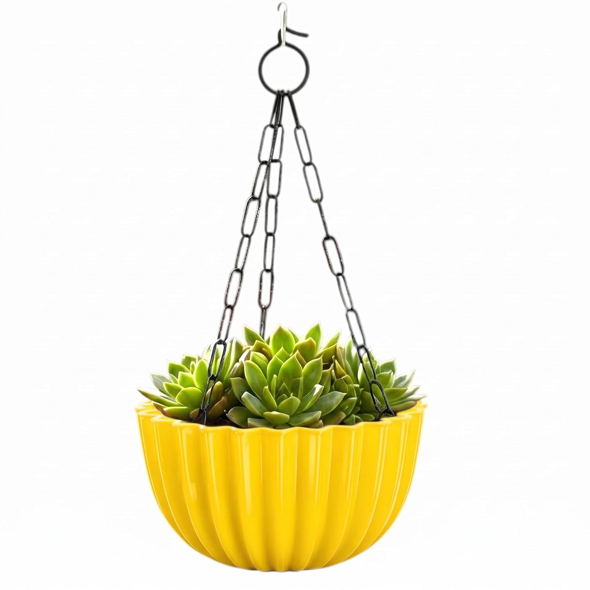 Karizma hanging planter - yellow