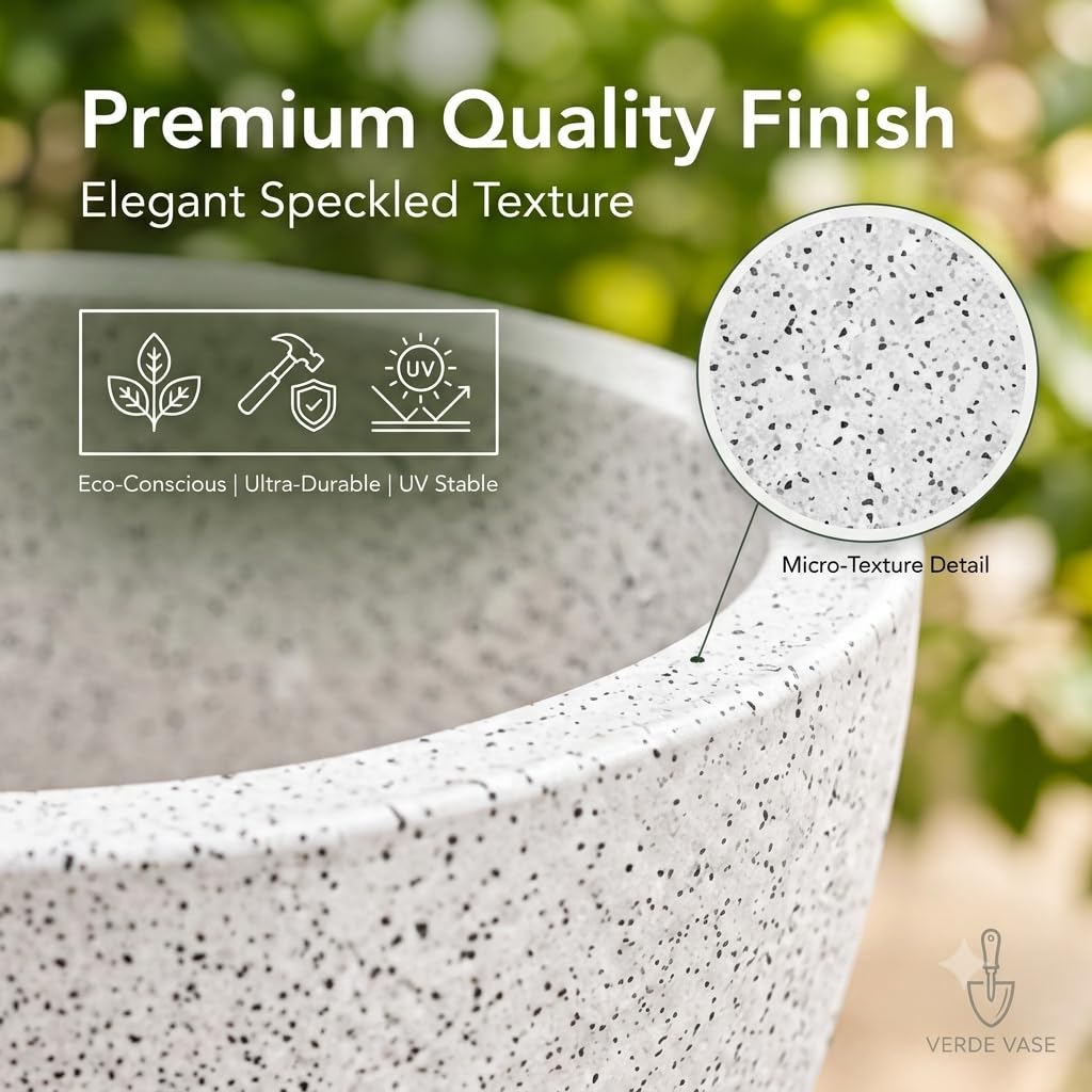 Premium speckled finish