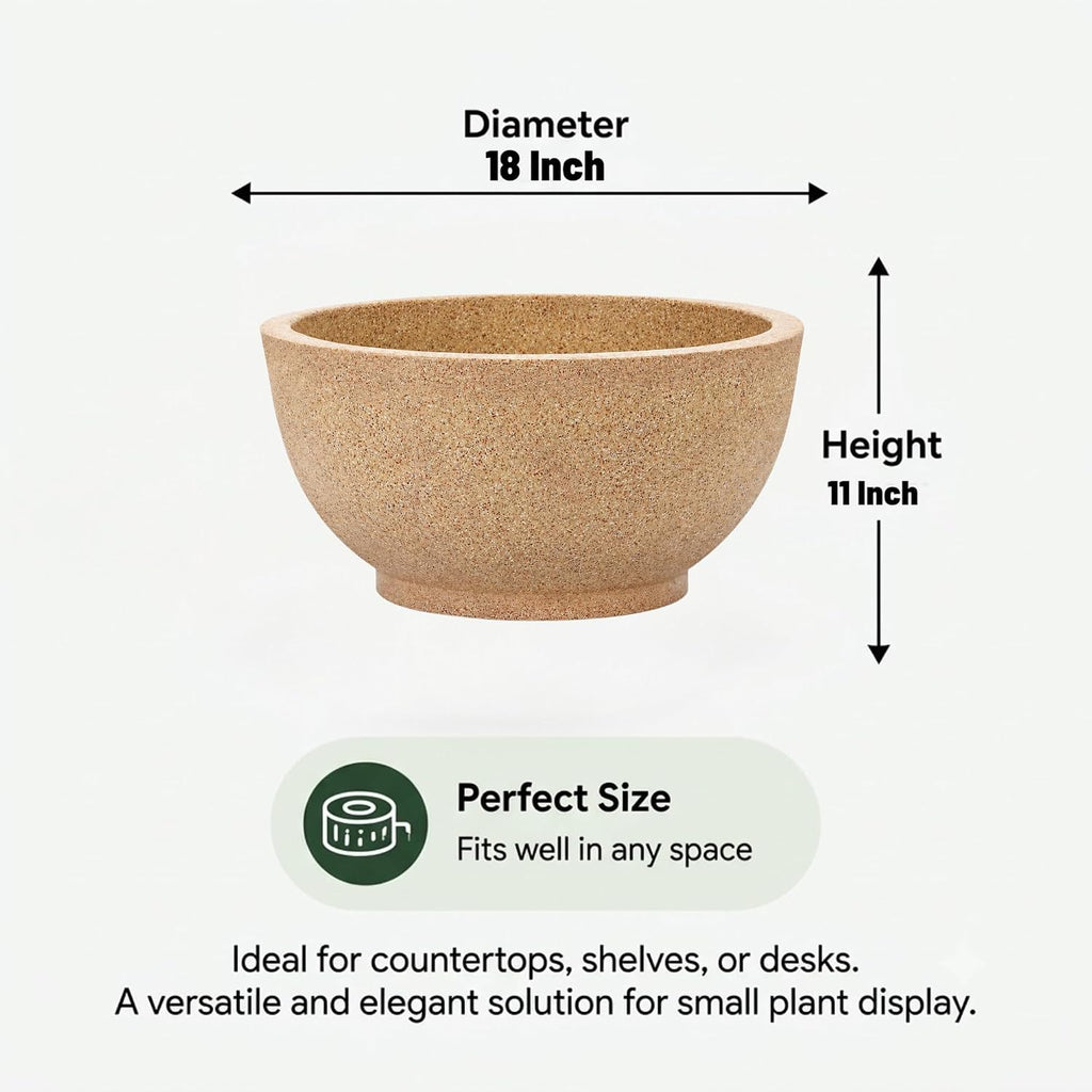 18 inch lotus bowl size