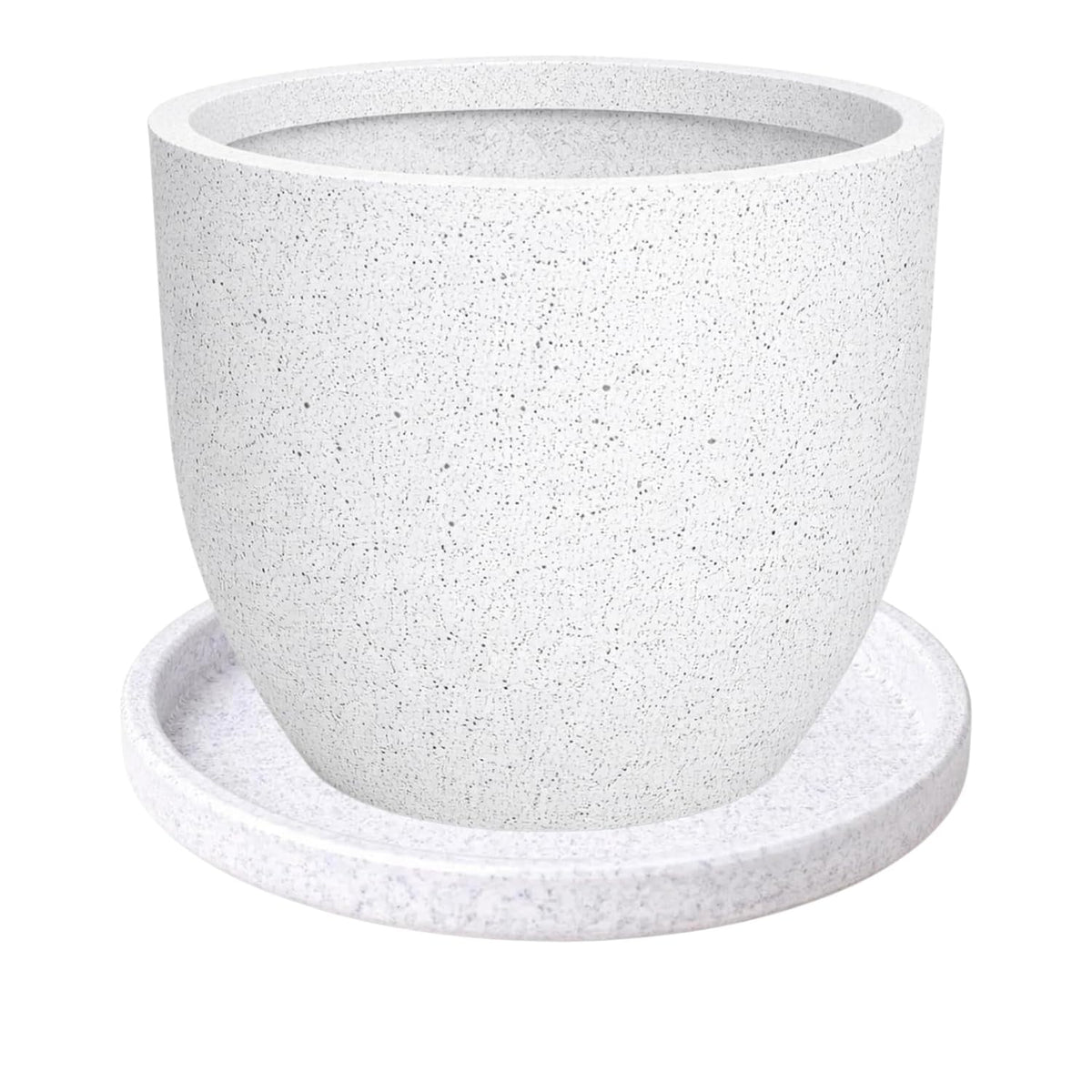 Roto cool pot with tray - white