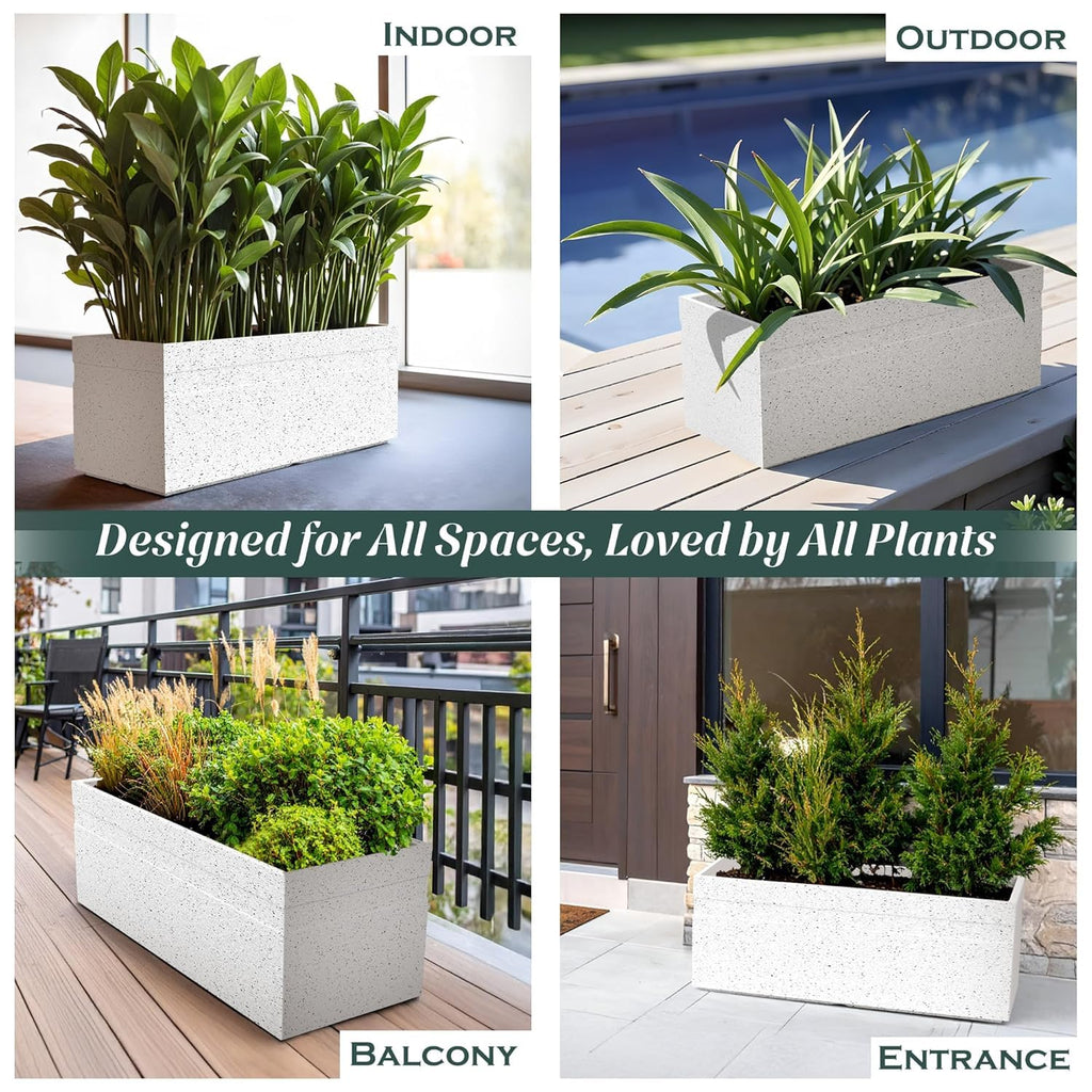 Window planter in different spaces
